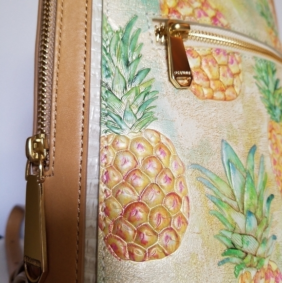 ✨️ NWT BRAHMIN DESIGNER PURSE BACKPACK BAG Hard to Find Italian Leather - Picture 4 of 14